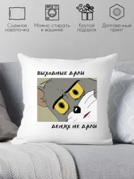 Print Style Выходные дали, денях не дали 40x40plat191 (40x40 см)
