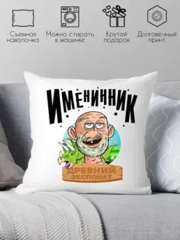 Print Style Именинник - древний экспонат 40x40plat138