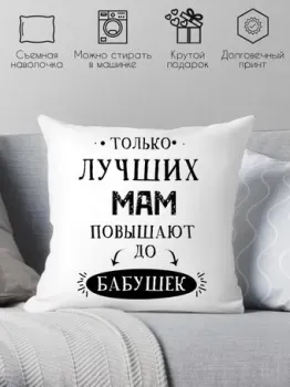 Print Style Только лучших мам повышают до бабушек 40x40new2