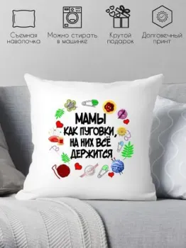 Print Style Мамы как пуговки, на них все держится 40х40bel28