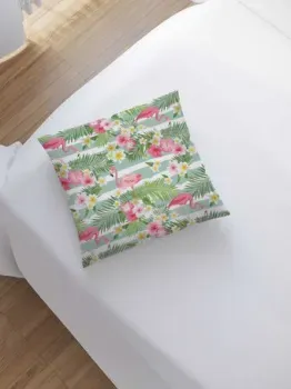 JoyArty Фламинго с цветами sl_14665