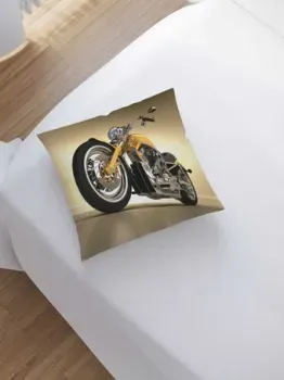 JoyArty Желтый мотоцикл sl_18233