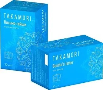 Takamori Письмо Гейши Молочный улун 20 шт