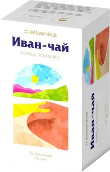 Altanka Иван-чай, корица, ромашка 20 шт