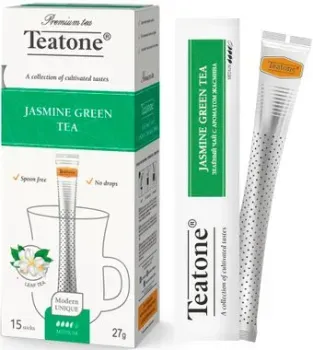 Teatone Jasmine Green Tea - Зелёный чай Жасмин 15 стиков