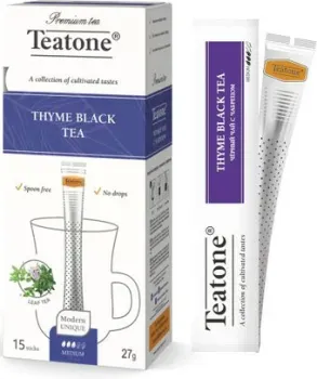 Teatone Thyme Black Tea - Черный чай с чабрецом 15 стиков