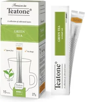 Teatone Green Tea - Зеленый чай 15 стиков