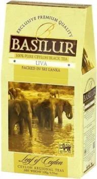 Basilur Лист Цейлона Ува черный 100 г