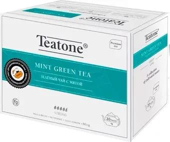 Teatone Green Tea - Зеленый чай Мята 20 шт