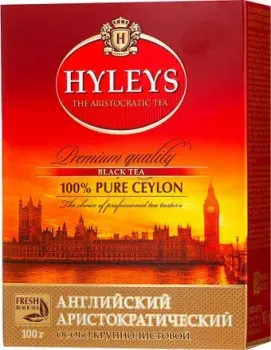 Hyleys Английский аристократический черный 100 г (коробка)