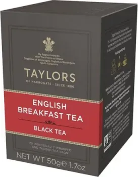 Taylors of Harrogate Английский завтрак черный 20 шт