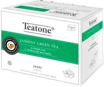 Teatone Jasmine Green Tea - Зелёный чай Жасмин 20 шт