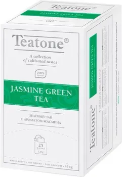 Teatone Jasmine Green Tea - Зелёный чай Жасмин 25 шт