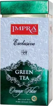 Impra Green tea Orange Peko в банке 200г