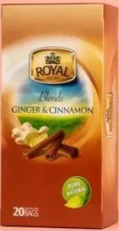 Royal Herbs Имбирь с корицей (20 шт)