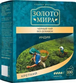 Золото мира Индия крепкий 100 шт