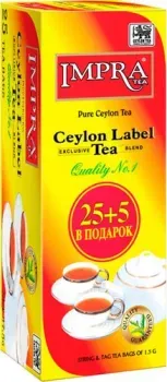 Impra Ceylon Label Tea 25+5 шт