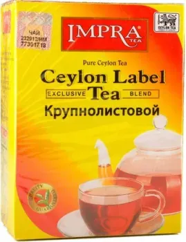 Impra Ceylon Label Tea крупнолистовой 80 г