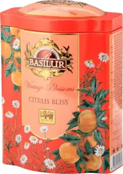 Basilur Винтажные цветы Цитрусовое блаженство черный 100 г