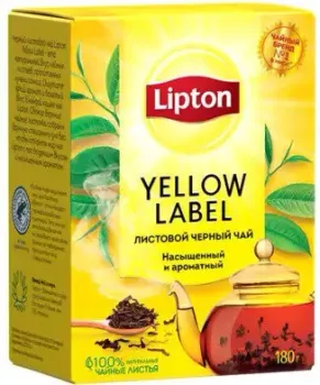 Lipton Yellow Label черный 180 г