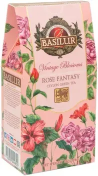 Basilur Винтажные цветы Розовая фантазия зеленый 75 г