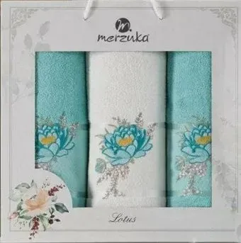 Merzuka Lotus 11297 (3 шт, в коробке, бирюзовый)