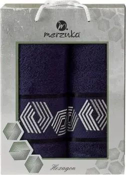 Merzuka Hexagon 50x90/70х140 11286 (синий)