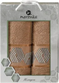 Merzuka Hexagon 50x90/70х140 11286 (коричневый)