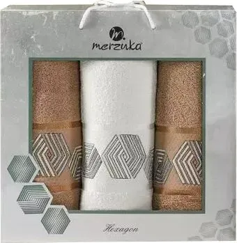 Merzuka Hexagon 11287 (3 шт, в коробке, коричневый)