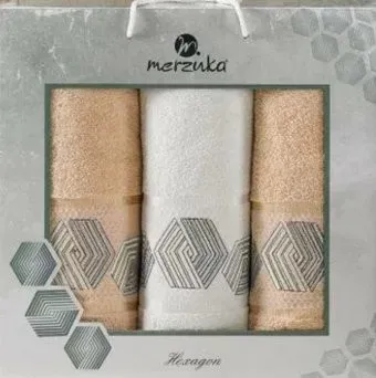 Merzuka Hexagon 11287 (3 шт, в коробке, бежевый)