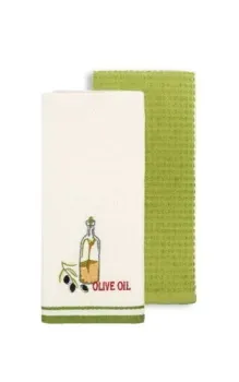 Arya Olive 40x60 2 шт (экрю/зеленый)