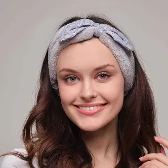 Arya Burley повязка для волос 8x25 (серый с голубым)