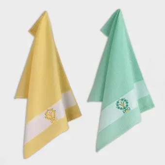 Arya Bouquet 1 45x65 2 шт (желтый/зеленый)