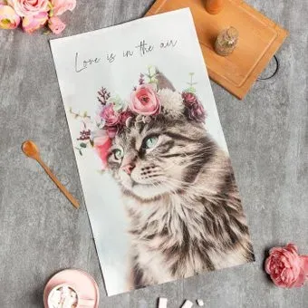 Этель Flower cat 9364909 (розовый/серый)