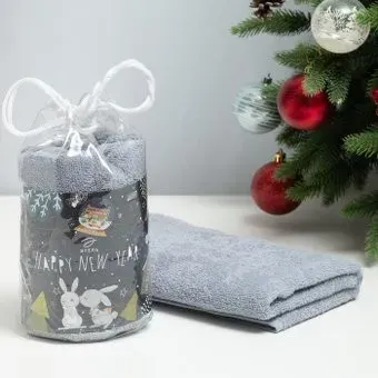 Этель Happy new year 9177076 (серый)
