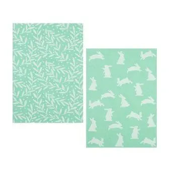 Этель Hares&leaves 2 шт 9085209 (белый/зеленый)