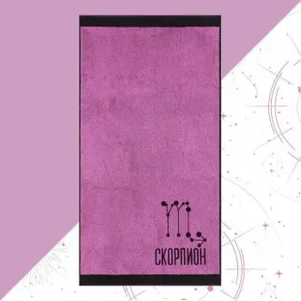 Этель Знаки зодиака: Скорпион 7167025 (розовый/черный)