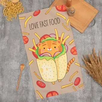 Этель Love fast food 7091235 (бежевый/красный)