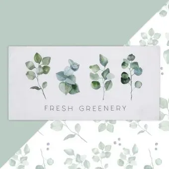 Этель Eucalyptus 5472925 (белый/зеленый/разноцветный)