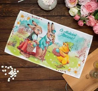 Доляна Со светлой пасхой! 4136464 (зеленый)