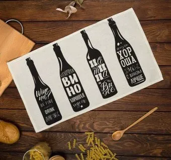 Доляна Wine 4136468 (бежевый/черный)