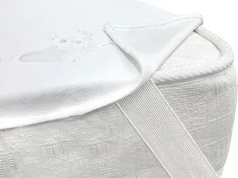 Luxsonia Caress Непромокаемый стежка с резинкой на 4 угла 60x120 Мр0000-0 (белый)