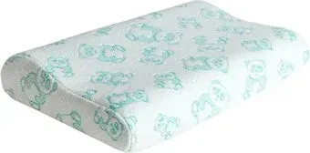 Ambesonne Memorу Foam с валиками с бамбуковым чехлом 45x28 (мишки)