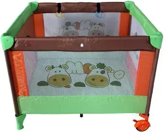 ForKiddy Quadro plus (коровки, коричневый/зеленый)