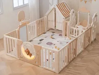 UNIX kids DeLuxe House&amp;Storage 180х200 Camel PPLXSWHS200WC