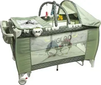 ForKiddy Arena lux 2020 (оливковый с пингвинчиками)
