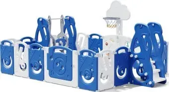 UNIX kids SUPREME Music 200x200 Blue с качелями
