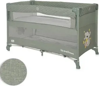 Lorelli Cot Up and Down 2023 (зеленый айсберг, мишка Тедди)