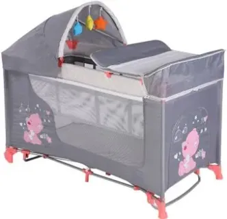 Lorelli Moonlight Rocker 2 Pink&amp;Grey My Baby