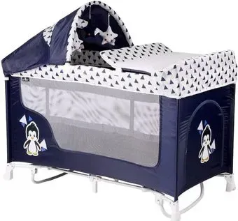 Lorelli San Remo 2 Layers Plus Rocker 2019 blue&amp;white penguin